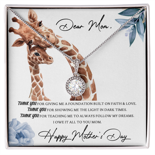 Mom - I Owe It All To You - Hope Necklace For Mom