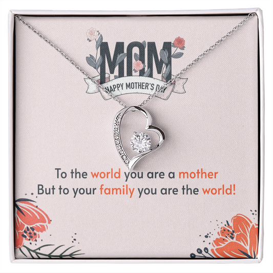 To My Mother - Forever Love Necklace - Gift For Mom - Mother's Day Gift - Necklace For Mom