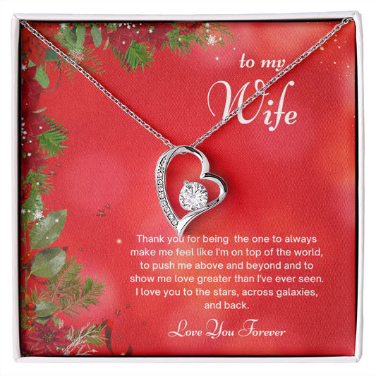 Wife Necklace Christmas Gift - Gift From Husband - Necklace For Christmas - Romantic Gift - Christmas Jewelry