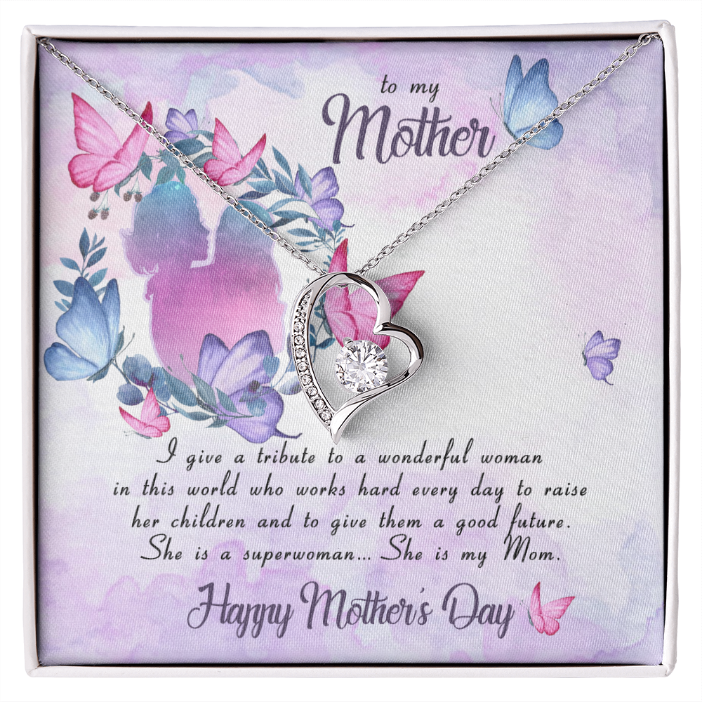 To My Mother - Forever Love Necklace - Gift For Mom - Best Mother's Day Presents